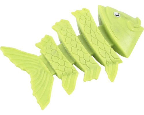 Schelet decorativ de pește din plastic