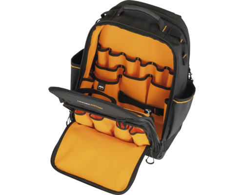 Rucsac pentru scule cu compartimente multiple pentru depozitarea sculelor