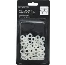 Cârlige pentru jgheaburi Lumineo pentru fixarea instalațiilor de lumini