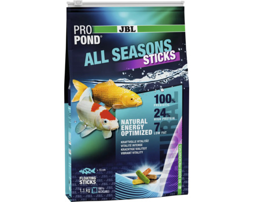 JBL ProPond All Seasons Sticks hrană pentru pești în pungă