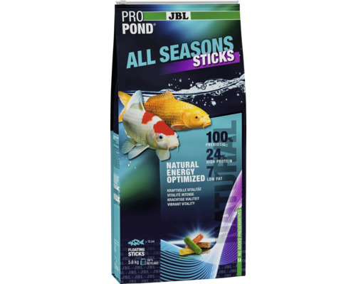JBL Pro Pond All Seasons Sticks hrană pentru pești în ambalaj de 5,8 kilograme
