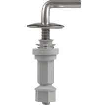 Set de fixare pentru scaun de toaletă din metal și plastic