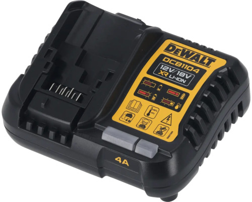 Încărcător de baterii DeWalt DCB1104 de la 12 volți la 18 volți