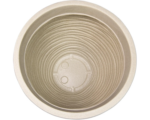 Ghiveci de flori din bioplastic, vedere de sus