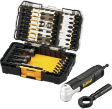 Set de biți DeWalt cu accesorii pentru mașină de găurit în cutie deschisă