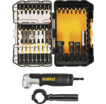 Set de biți DeWalt cu adaptor unghiular și set de chei tubulare