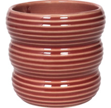 Ghiveci ceramic canelat pentru flori