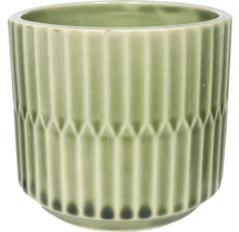 Ghiveci ceramic cu model canelat