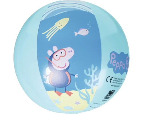 Mingea de plajă Peppa Pig cu motive marine