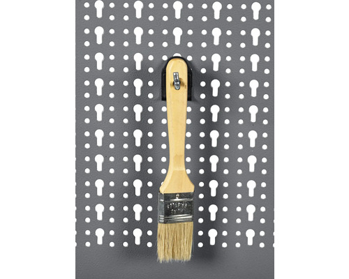 Pensulă pe suport pentru panou perforat