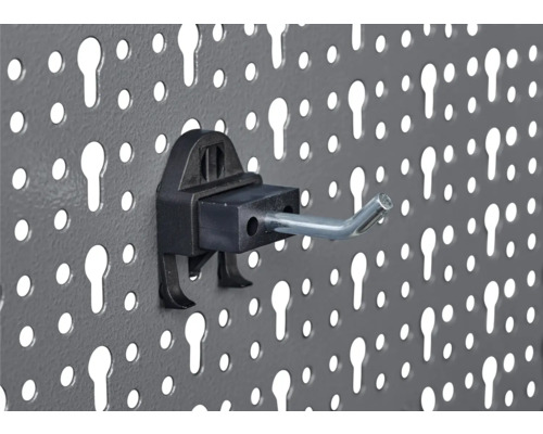 Cârlig pentru panou perforat pentru depozitare scule