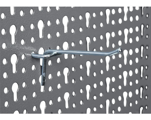 Panou perforat cu suport pentru scule