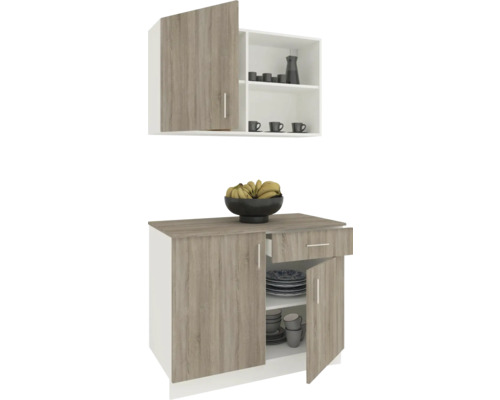Set de mobilier de bucătărie cu dulap și spații de depozitare