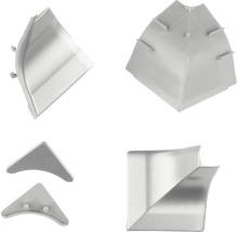 Piese de colț pentru plinte din plastic, perspective diferite