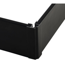 Conector de colț pentru bordură de gazon din aluminiu