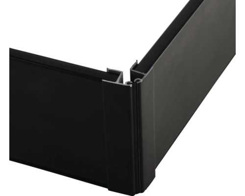 Conector de colț pentru bordură de gazon din aluminiu