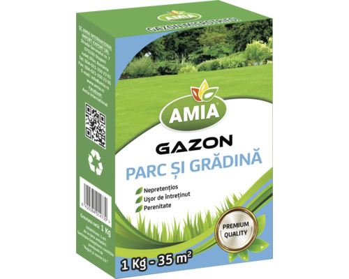 Semințe gazon parc și grădină 1 kg 35 m²