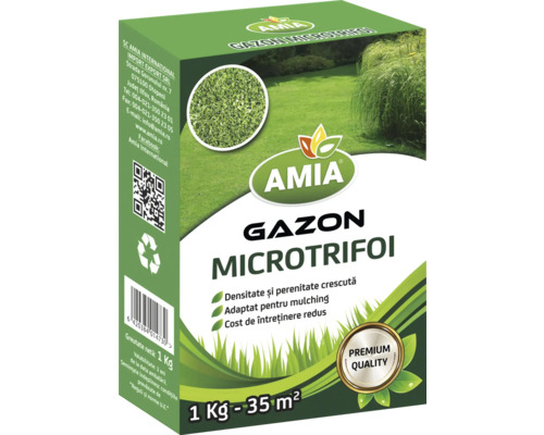 Semințe gazon cu microtrifoi 1 kg 30 m² Semințe gazon cu microtrifoi 1 kg 30 m²