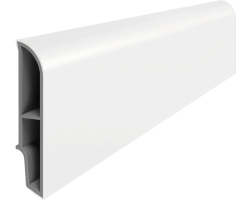 Plintă Vilo Sempla 706 PVC 2400x65x14 mm alb Plintă din plastic