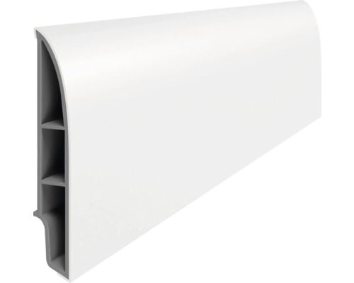 Plintă Vilo Sempla 708 PVC 2400x80x14 mm alb Plintă albă din plastic