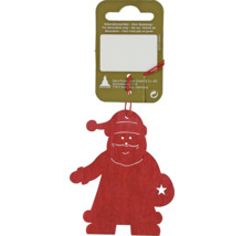 Moș Crăciun decorativ din lemn, o singură față