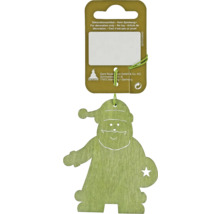 Decorațiune suspendată Moș Crăciun din lemn