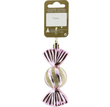 Ornament în formă de bomboană cu agățătoare