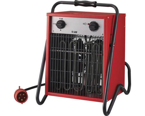 Aerotermă electrică cu o putere de nouă kilowați