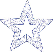 Stea decorativă din împletitură de sârmă