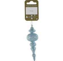 Țurțure sclipitor ca decorație pentru pomul de Crăciun