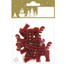 Reni decorativi din pâslă, decorațiune de Crăciun