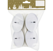 Pachet cu patru vârfuri metalice pentru lumânări