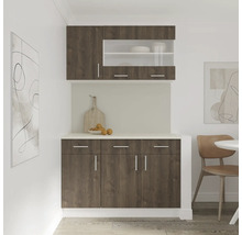 Bloc de bucătărie cu dulapuri superioare și inferioare în design modern