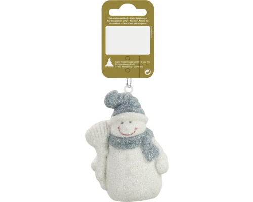 Figurină om de zăpadă ca decorațiune pentru pomul de Crăciun