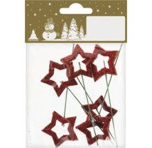 Stele decorative s sclipici pe sârmă pentru decorațiuni florale