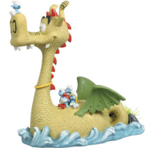 Figurină ștrumf dragon pe bază de apă