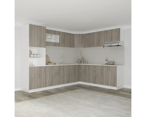 Bucătărie luminoasă cu decor din lemn și elemente albe pentru o atmosferă prietenoasă