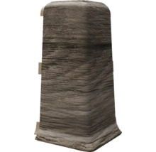 Element de colț pentru plinte cu decor de lemn