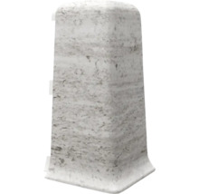 Stâlp din plastic cu structură de piatră