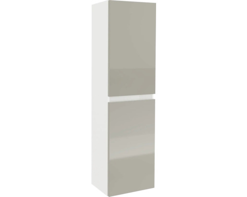 Dulap baie înalt suspendat 29x104 cm PAL gri Zed | HORNBACH