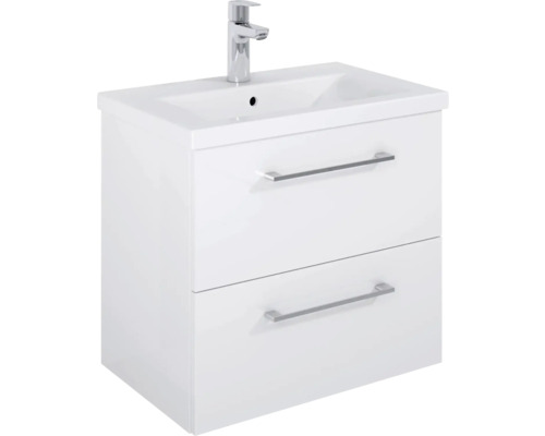 Set mobilier Roma 60 cm, incl. bază lavoar și lavoar, alb