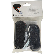 Două curele de tensionare cu clemă de blocare, fiecare de 25 milimetri pe 2,5 metri