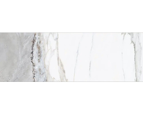 Faianță decorativă rectificată Aqua Grey 50x150 cm Model de placă de marmură