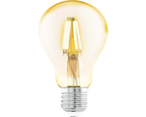 Bec vintage LED Eglo E27 4W 320 lumeni, glob A75, lumină caldă