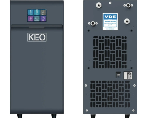 Dispozitiv KEO, vedere față și spate