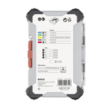 Set de burghie cu informații despre dimensiuni și tipuri