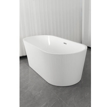 Cadă de baie independentă cu suprafață canelată