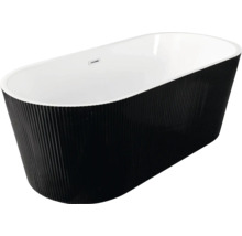 Cadă de baie independentă cu suprafață canelată