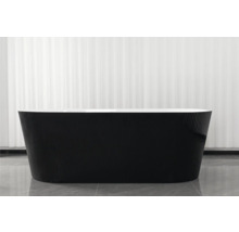 Cadă de baie independentă cu suprafață exterioară canelată