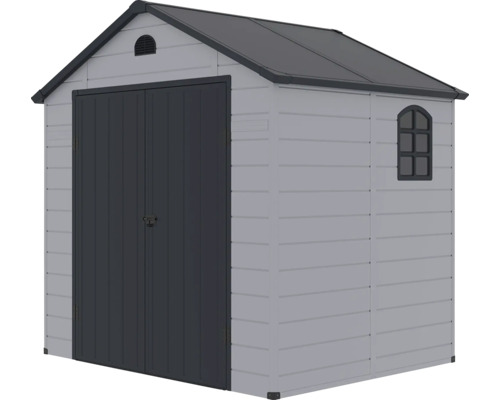 Șopron de grădină cu ușă dublă și fereastră